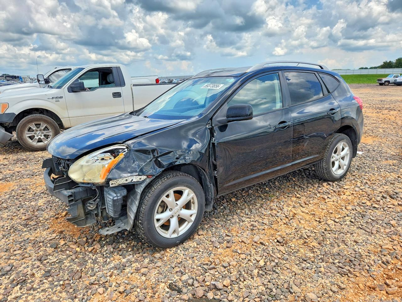 2008 Nissan Rogue S, VIN JN8AS58T28W306608 — Front end