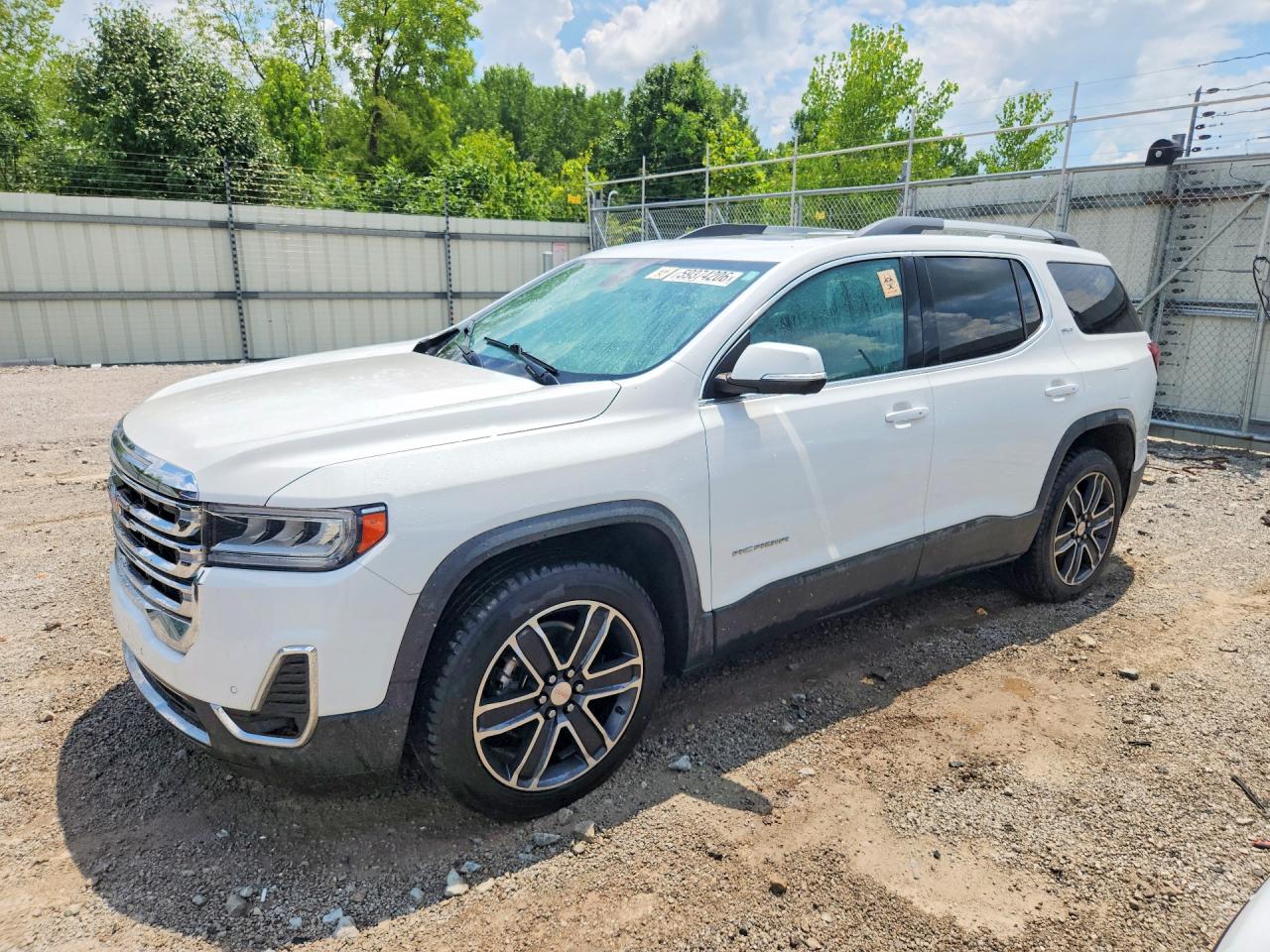 2021 GMC Acadia SLT, VIN 1GKKNMLSXMZ125057 — Water / flood
