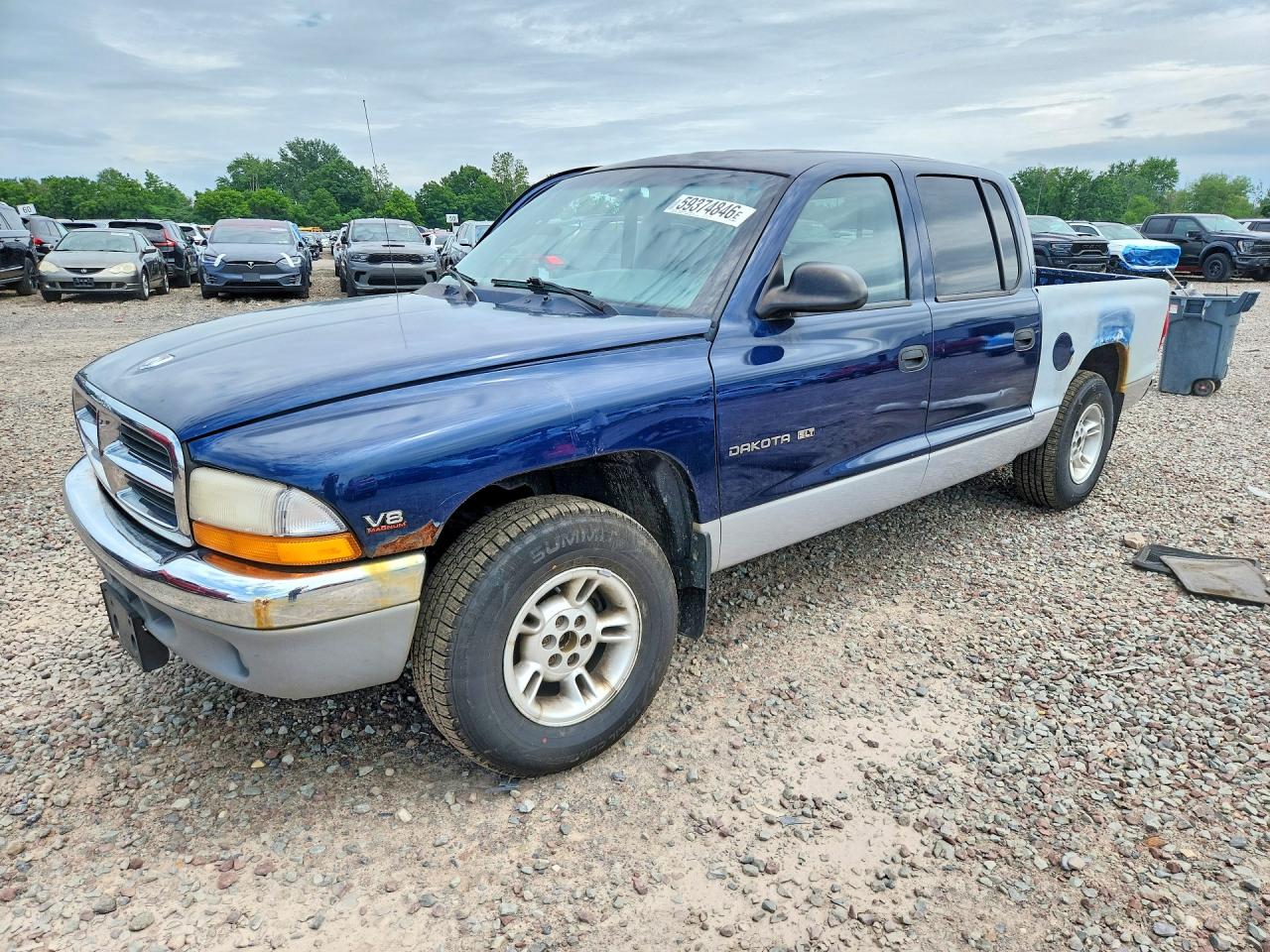 2000 Dodge Dakota Sport, VIN 1B7GL2AN4YS718128 — Бок