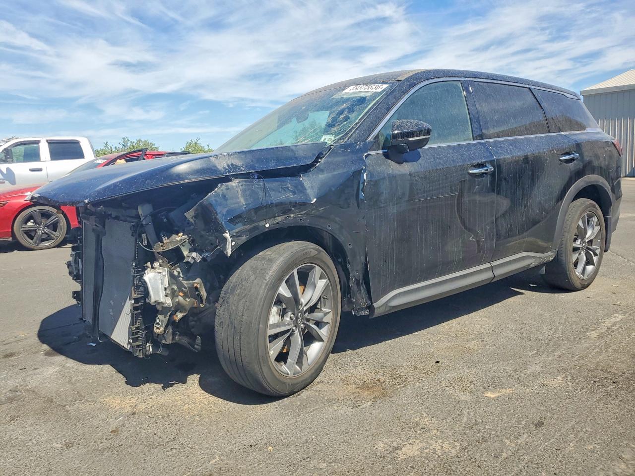 2025 Infiniti QX60 Pure, VIN 5N1AL1ES0SC331122 — Partial repair