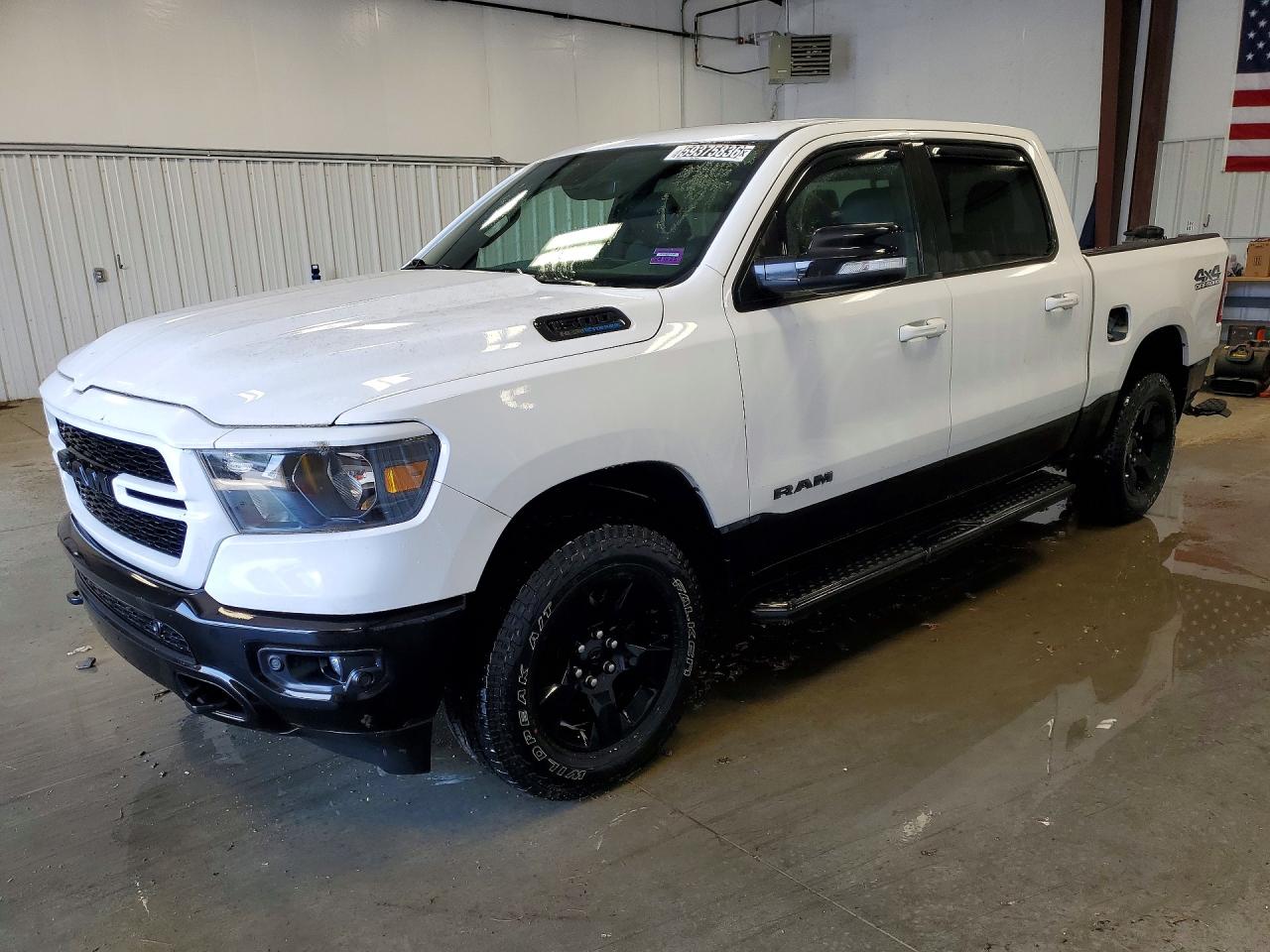 2022 Ram 1500 Big Horn, VIN 1C6SRFFT7NN346146 — Rear end
