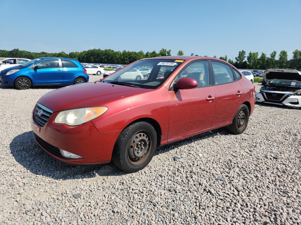 2009 Hyundai Elantra GLS, VIN KMHDU46D79U811593 — Rear end