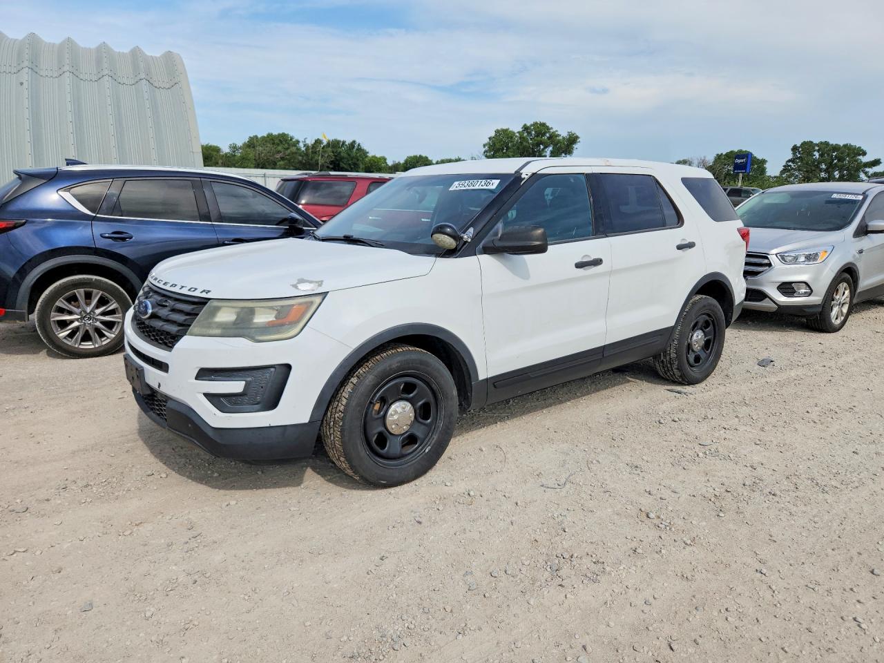 2017 Ford Police Interceptor Utility, VIN 1FM5K8AT1HGA71276 — Hail