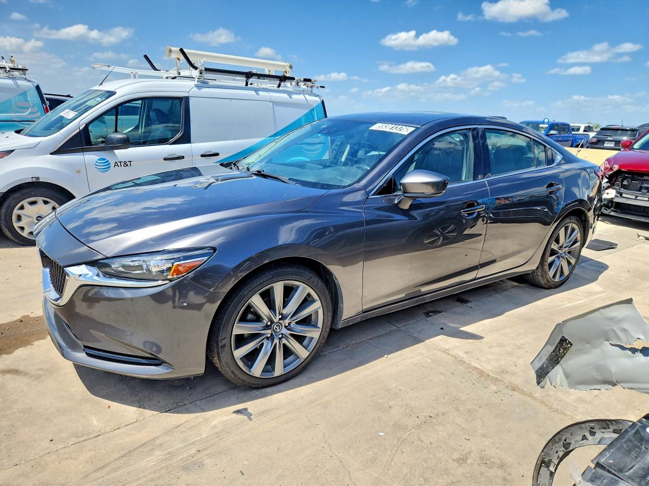 2021 Mazda 6 Touring, VIN JM1GL1VM9M1604055 — Перед