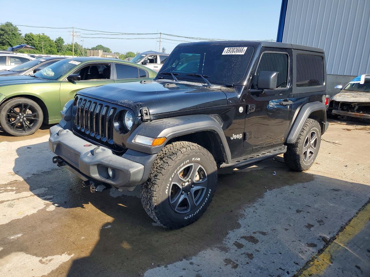2019 Jeep Wrangler Sport, VIN 1C4GJXAG8KW618117 — Side