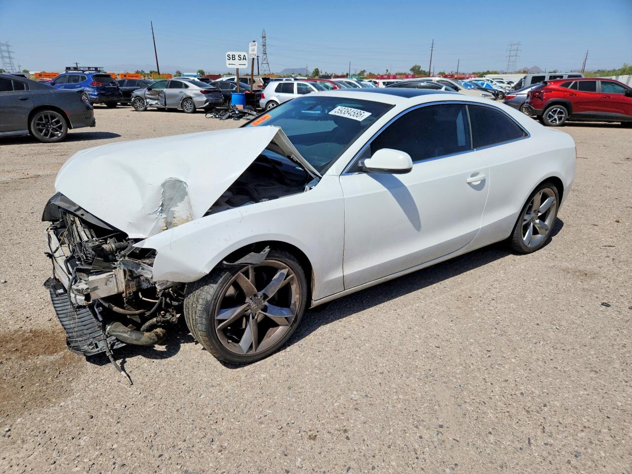 2012 Audi A5 Premium Plus, VIN WAULFAFR6CA016089 — Перед