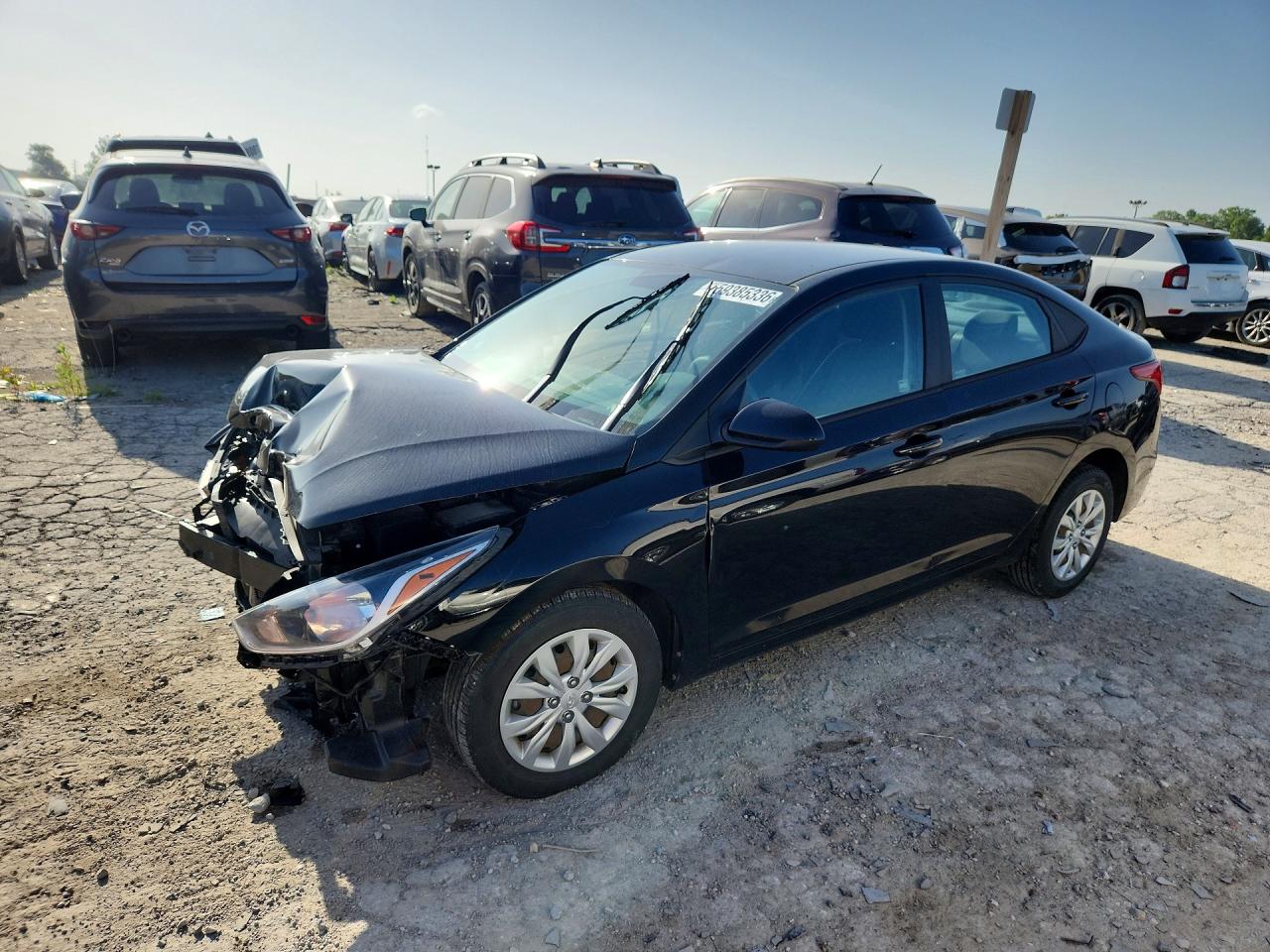 2021 Hyundai Accent SEL, VIN 3KPC24A66ME146594 — Front end