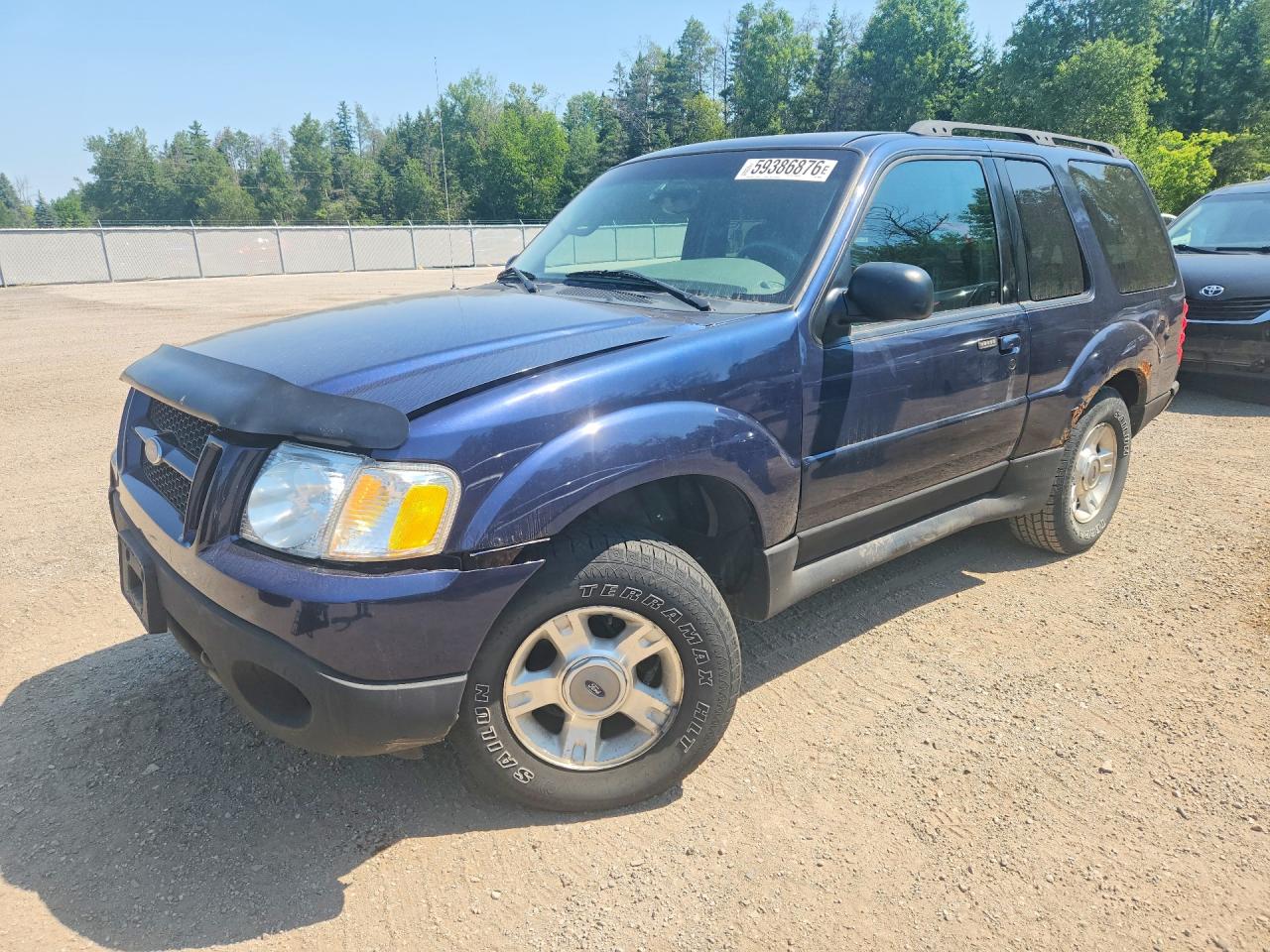 2003 Ford Explorer Sport XLS, VIN 1FMZU70E03UA96463 — Rear end