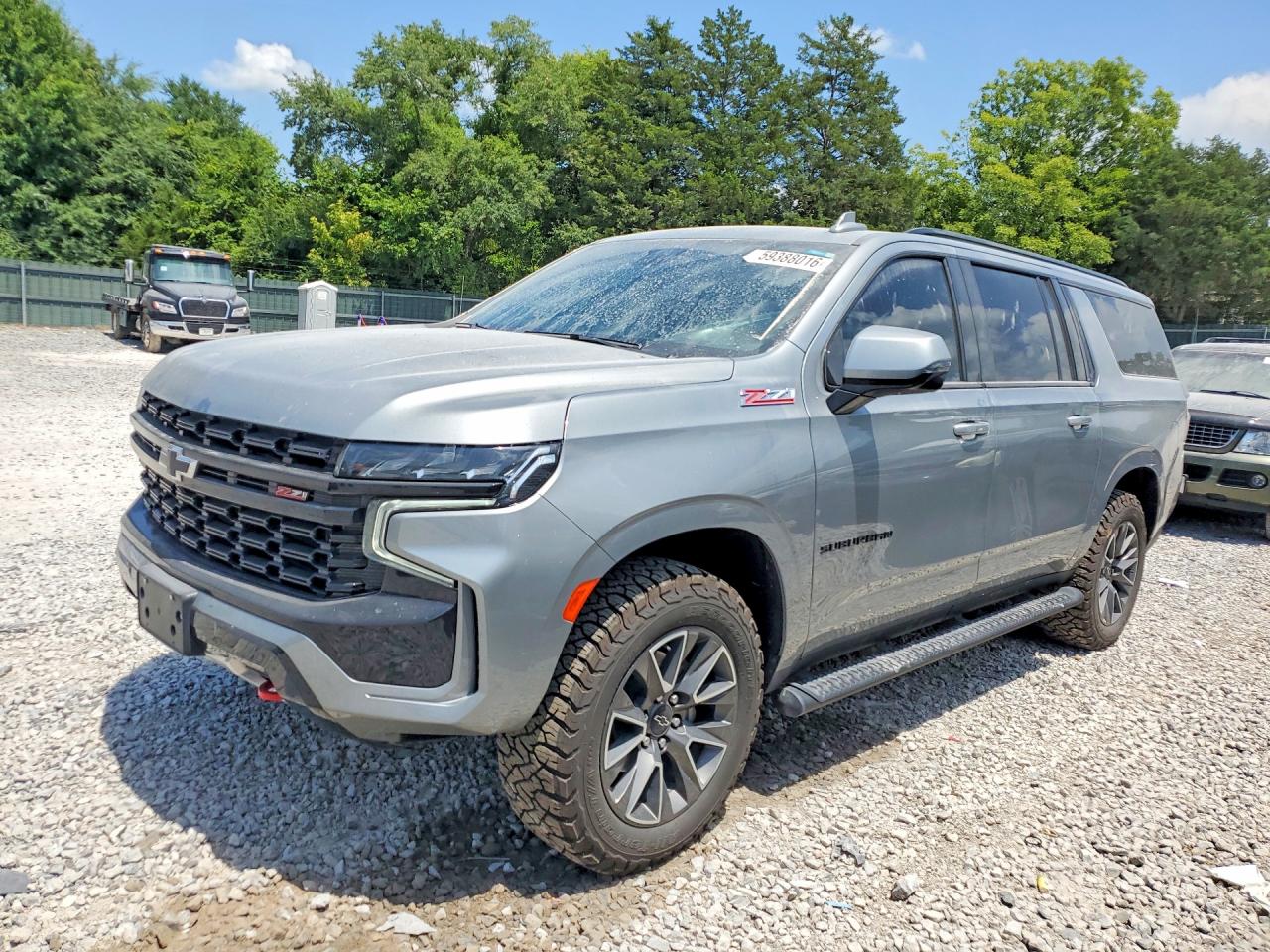2024 Chevrolet Suburban Z71, VIN 1GNSKDKD0RR121458 — Vandalism