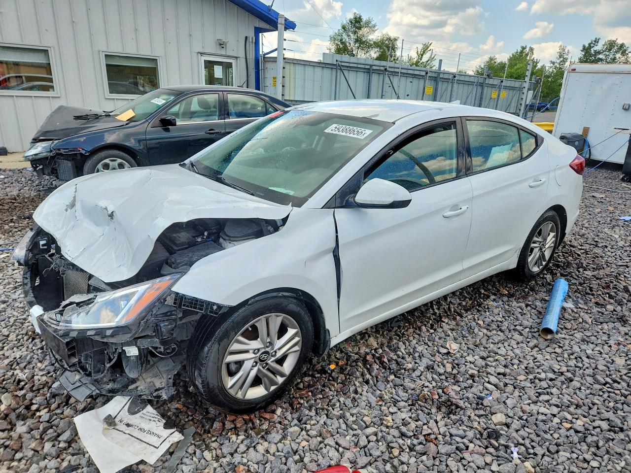 2019 Hyundai Elantra SEL, VIN 5NPD84LF9KH455291 — Side