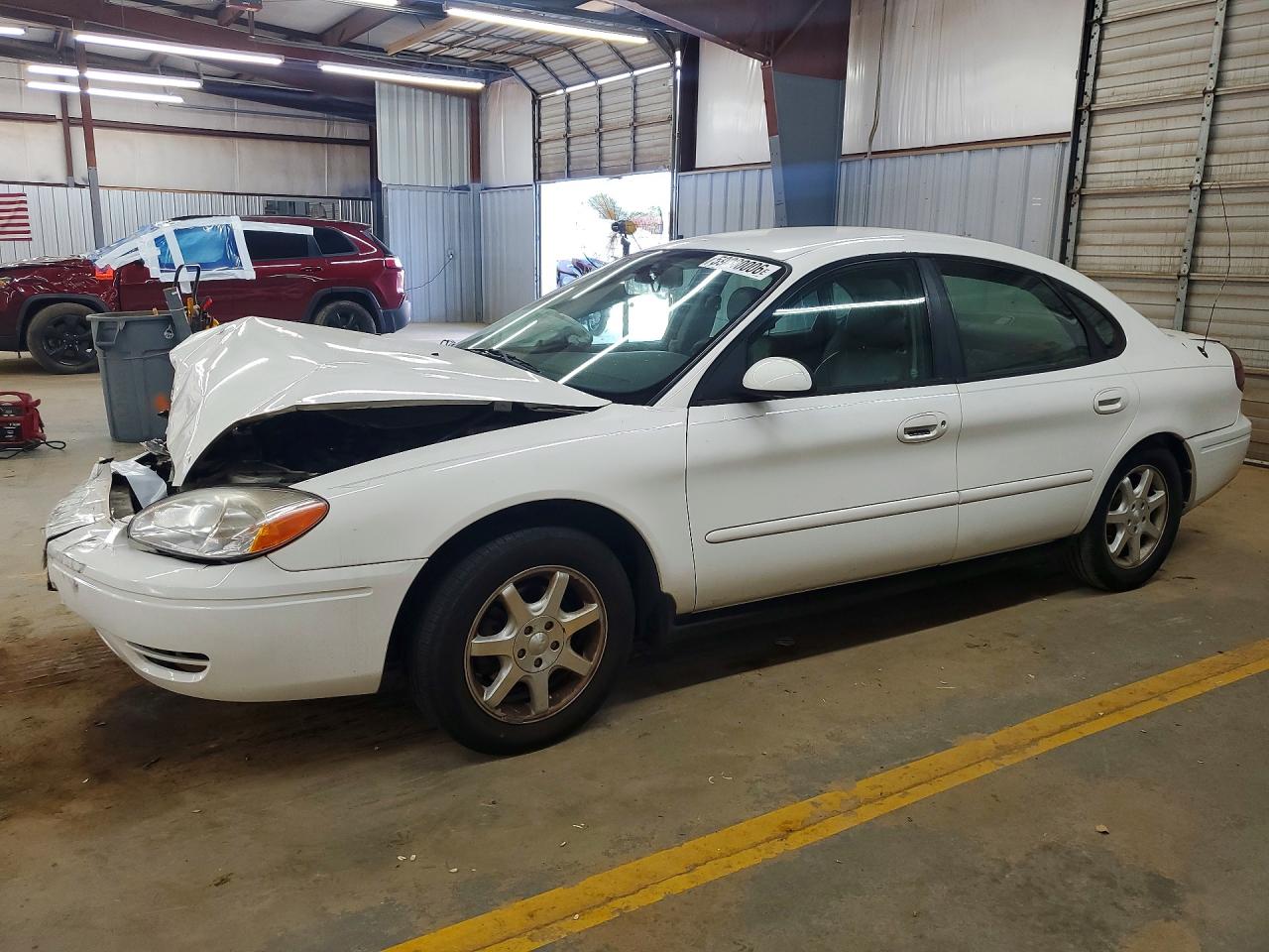2007 Ford Taurus SEL, VIN 1FAFP56UX7A163326 — Rear end