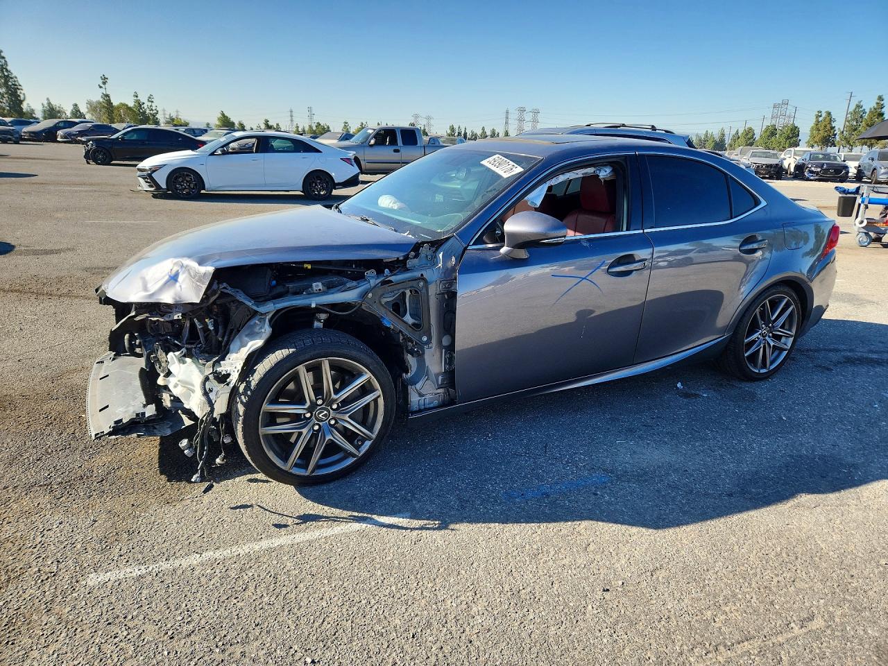 2016 Lexus IS 200t, VIN JTHBA1D2XG5037561 — Перед