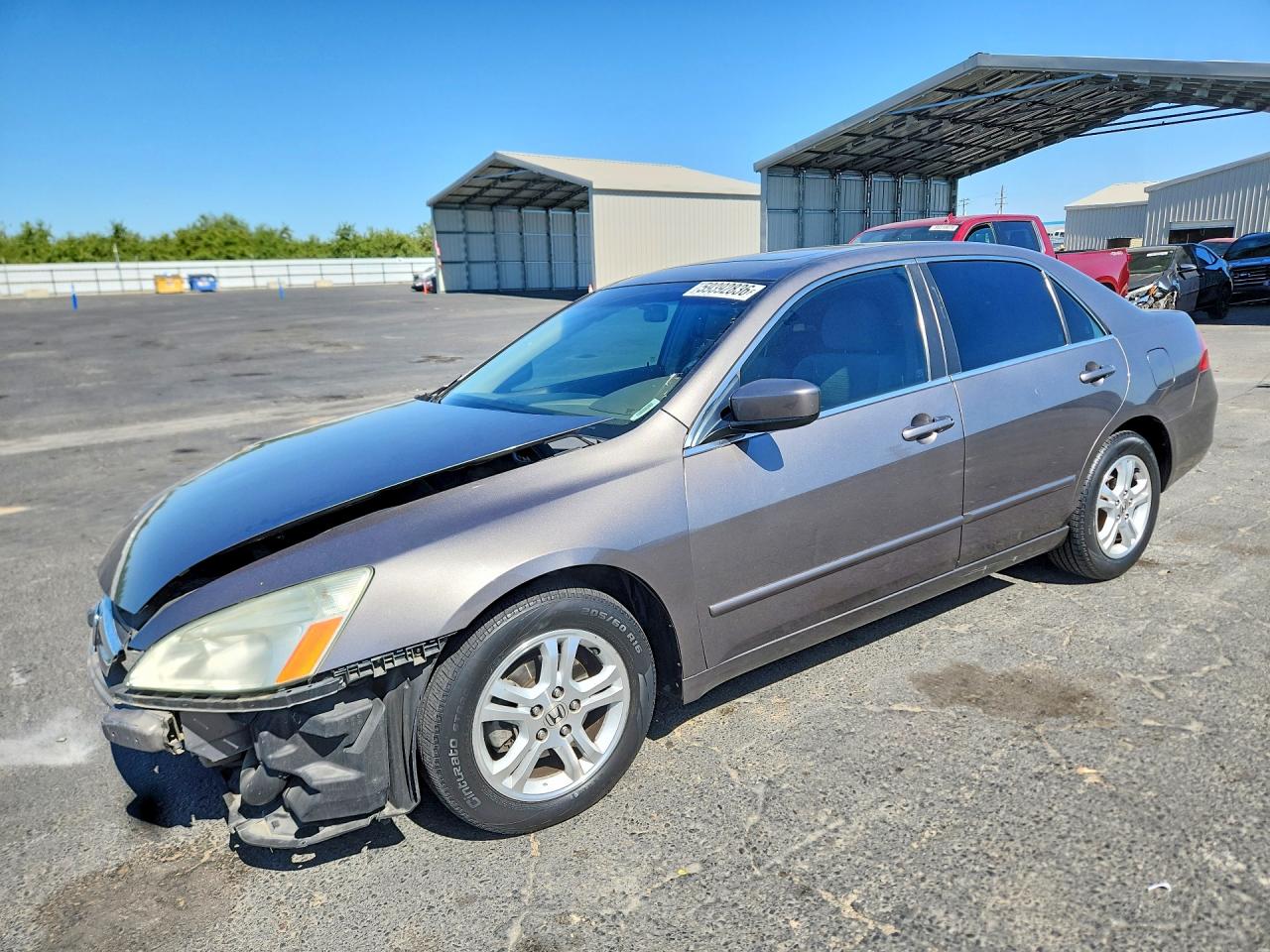 2007 Honda Accord EX, VIN 1HGCM56787A041498 — Перед