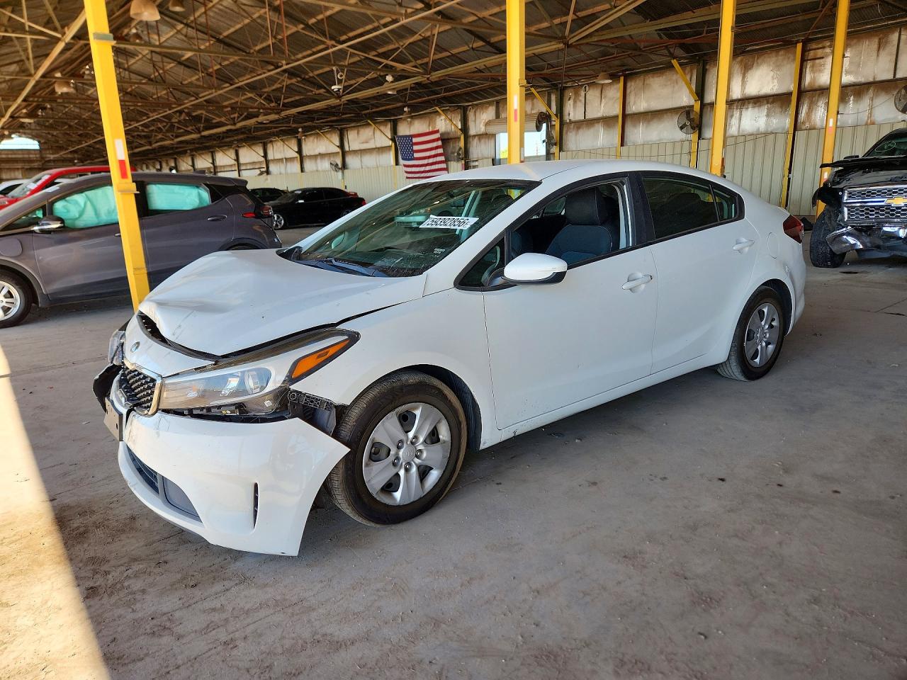 2017 Kia Forte LX, VIN 3KPFK4A76HE029108 — Front end