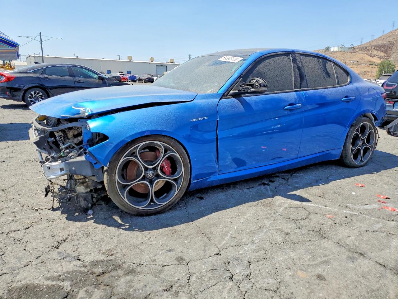 2022 Alfa Romeo Giulia Veloce, VIN ZARFAMBN2N7660181 — Front end