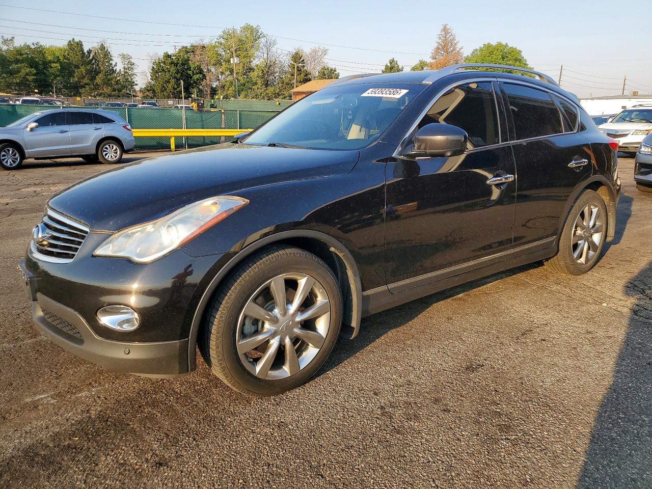 2012 Infiniti EX Journey, VIN JN1AJ0HR7CM451821 — Rear end