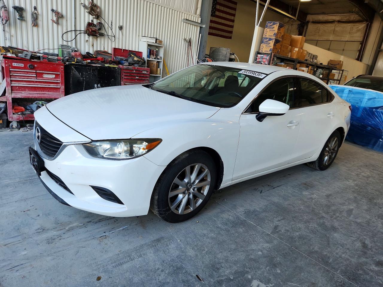2015 Mazda 6 i Sport, VIN JM1GJ1U58F1196814 — Rear end
