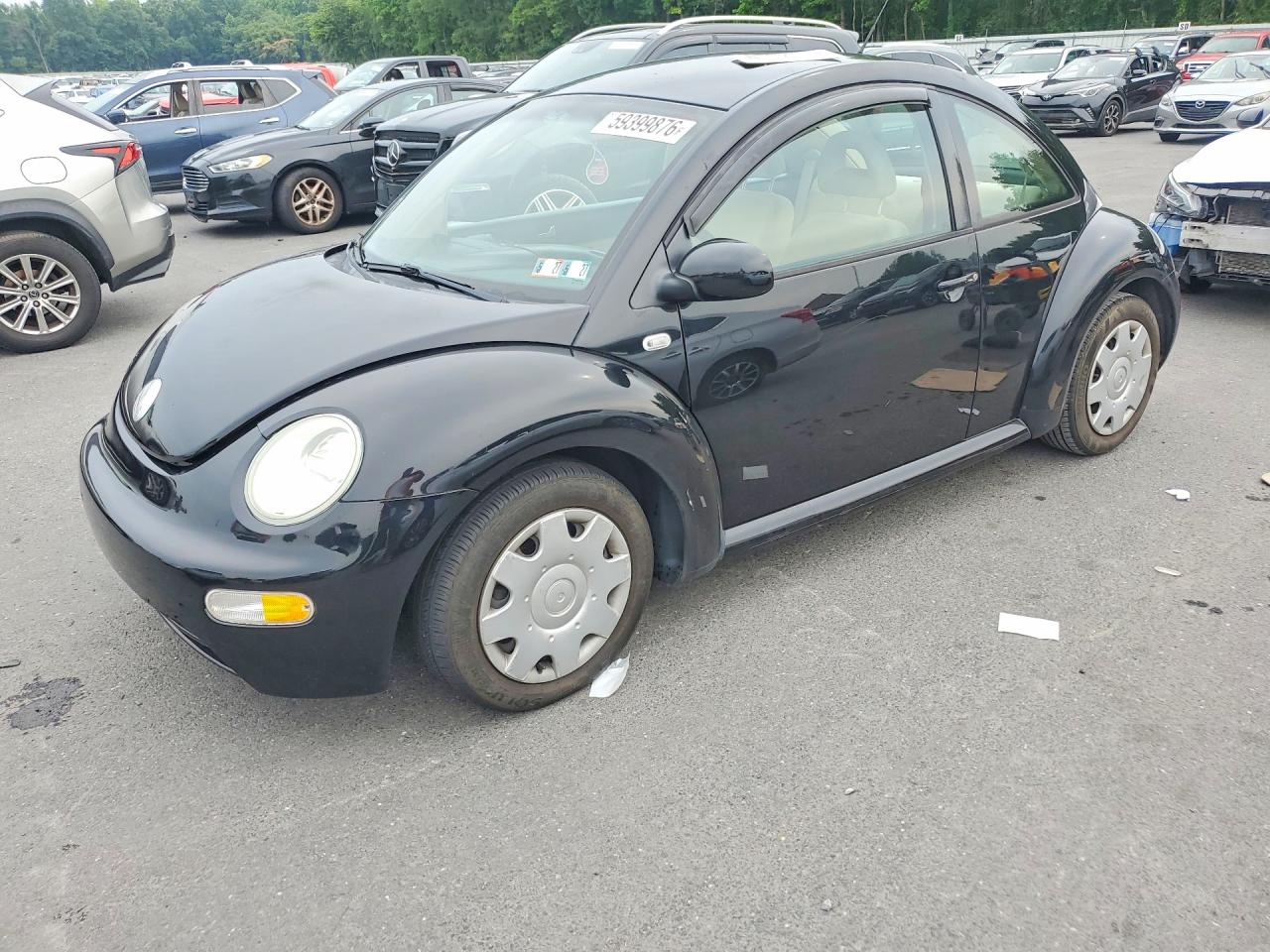 2001 Volkswagen Beetle GL, VIN 3VWBS21C21M419230 — Water / flood