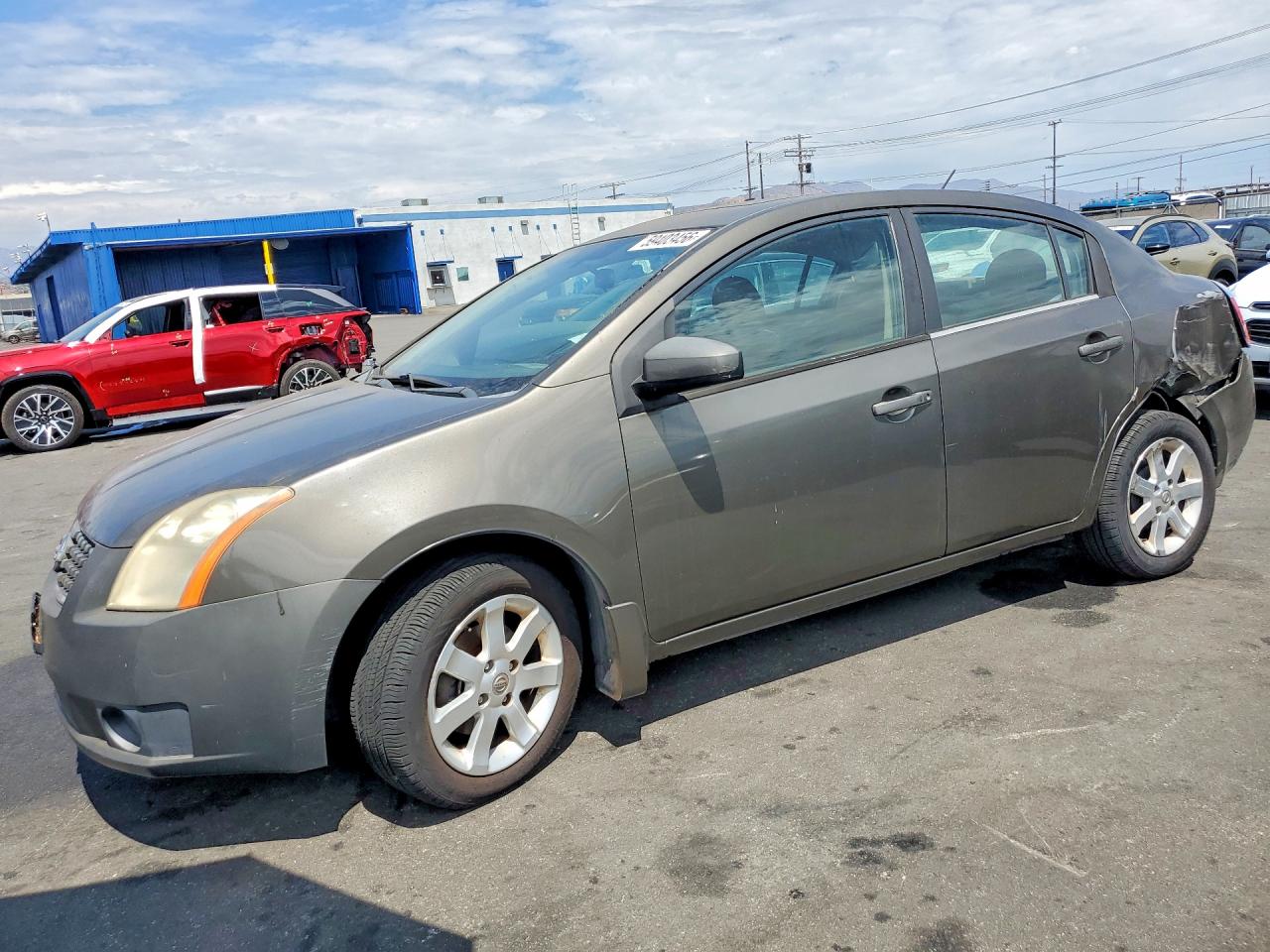 2007 Nissan Sentra SL, VIN 3N1AB61E97L614136 — Rear end
