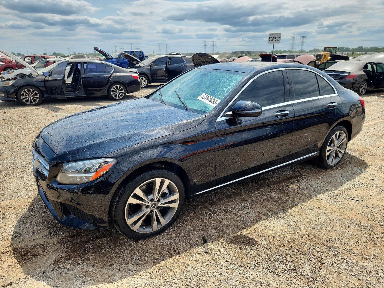 2021 Mercedes-Benz C 300, VIN W1KWF8EBXMR620153 — Вода / потоп