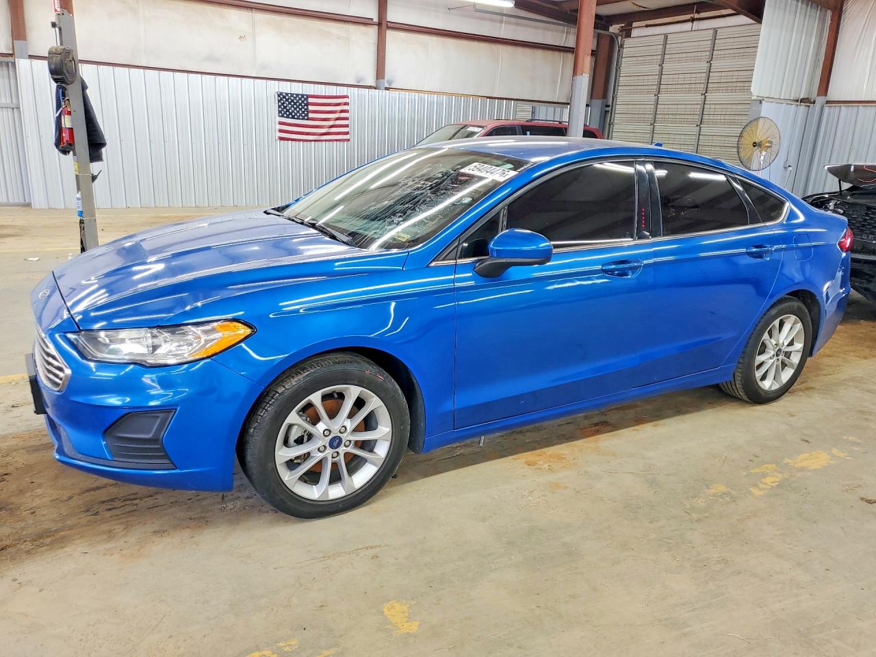 2019 Ford Fusion SE, VIN 3FA6P0HDXKR217867 — Frame damage