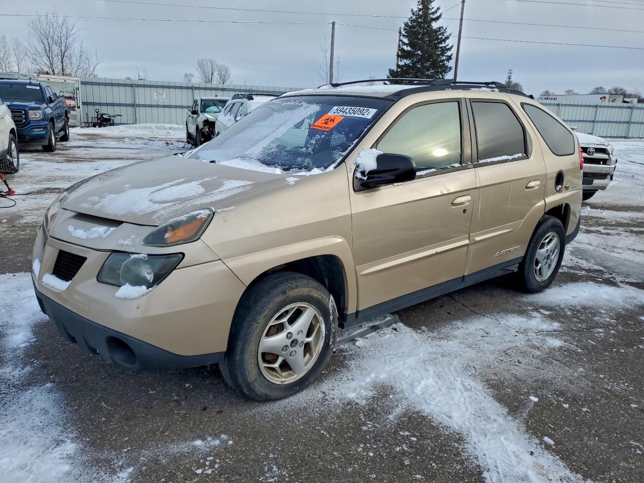 2003 Pontiac Aztek, VIN 3G7DA03E93S574999 — Hail