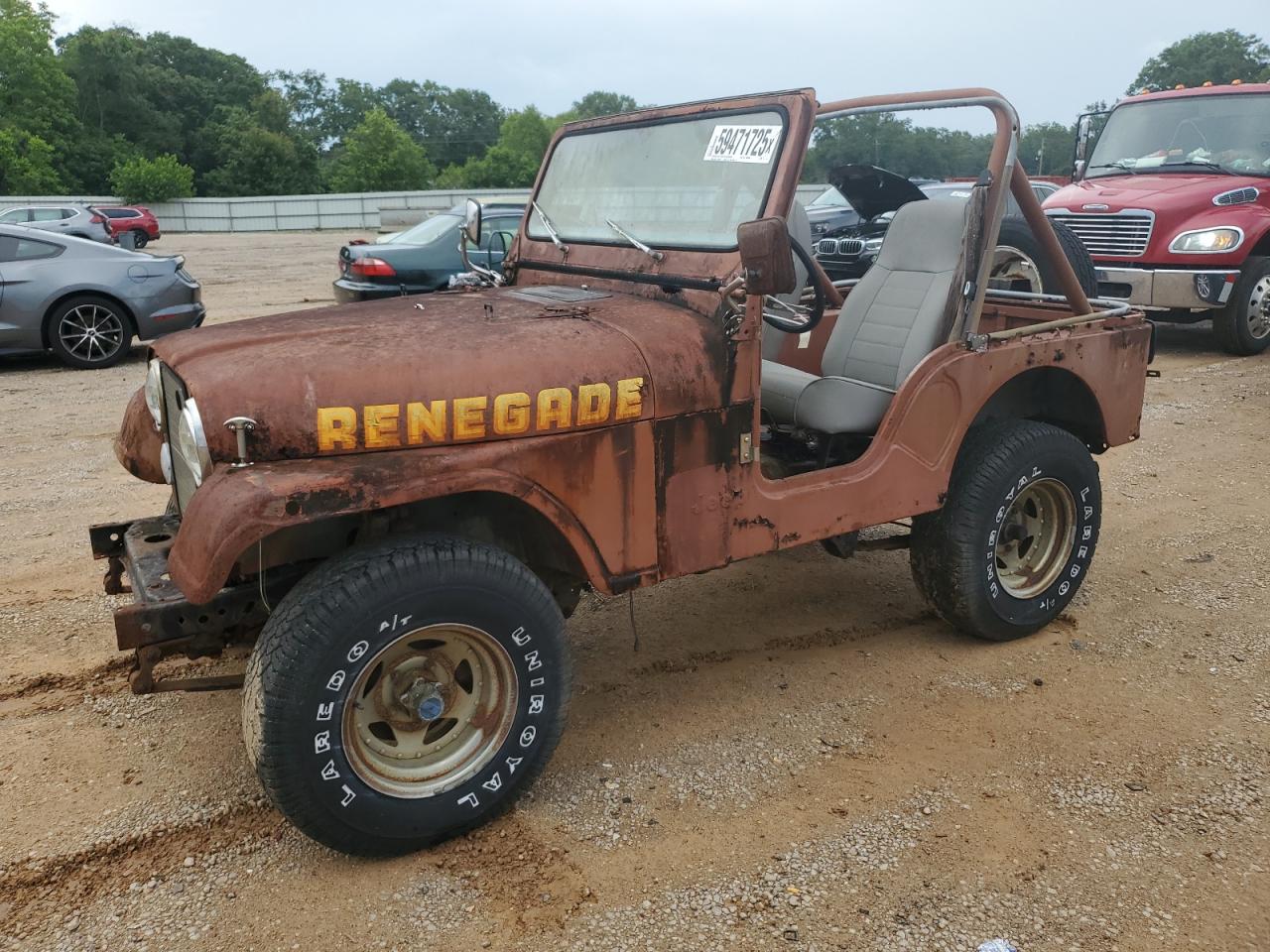 1982 Jeep CJ5, VIN 1JCBM85A1CT033636 — Обычный износ