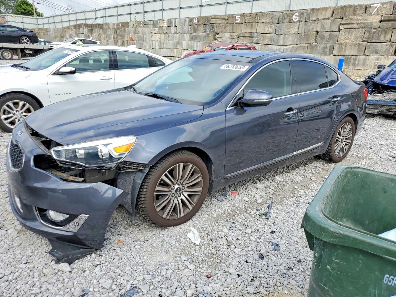 2015 Kia Cadenza Premium, VIN KNALN4D71F5173905 — Front end
