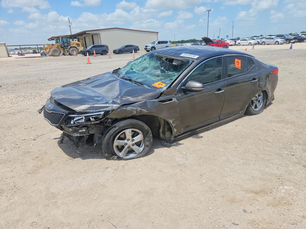 2014 Kia Optima LX, VIN 5XXGM4A75EG338196 — All over