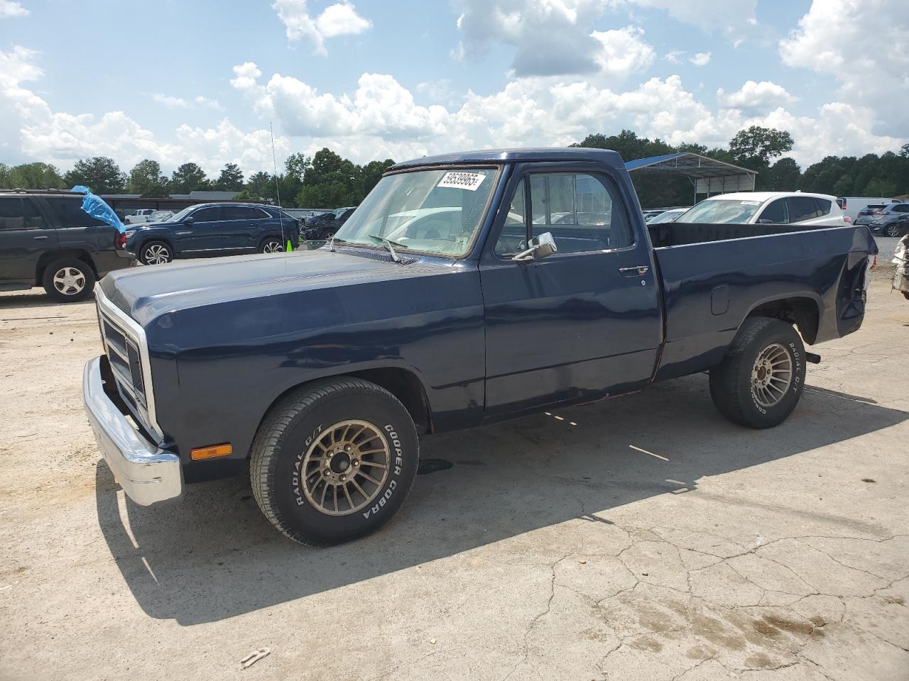 1986 Dodge D Series, VIN 1B7FD14T2GS017163 — Rear end