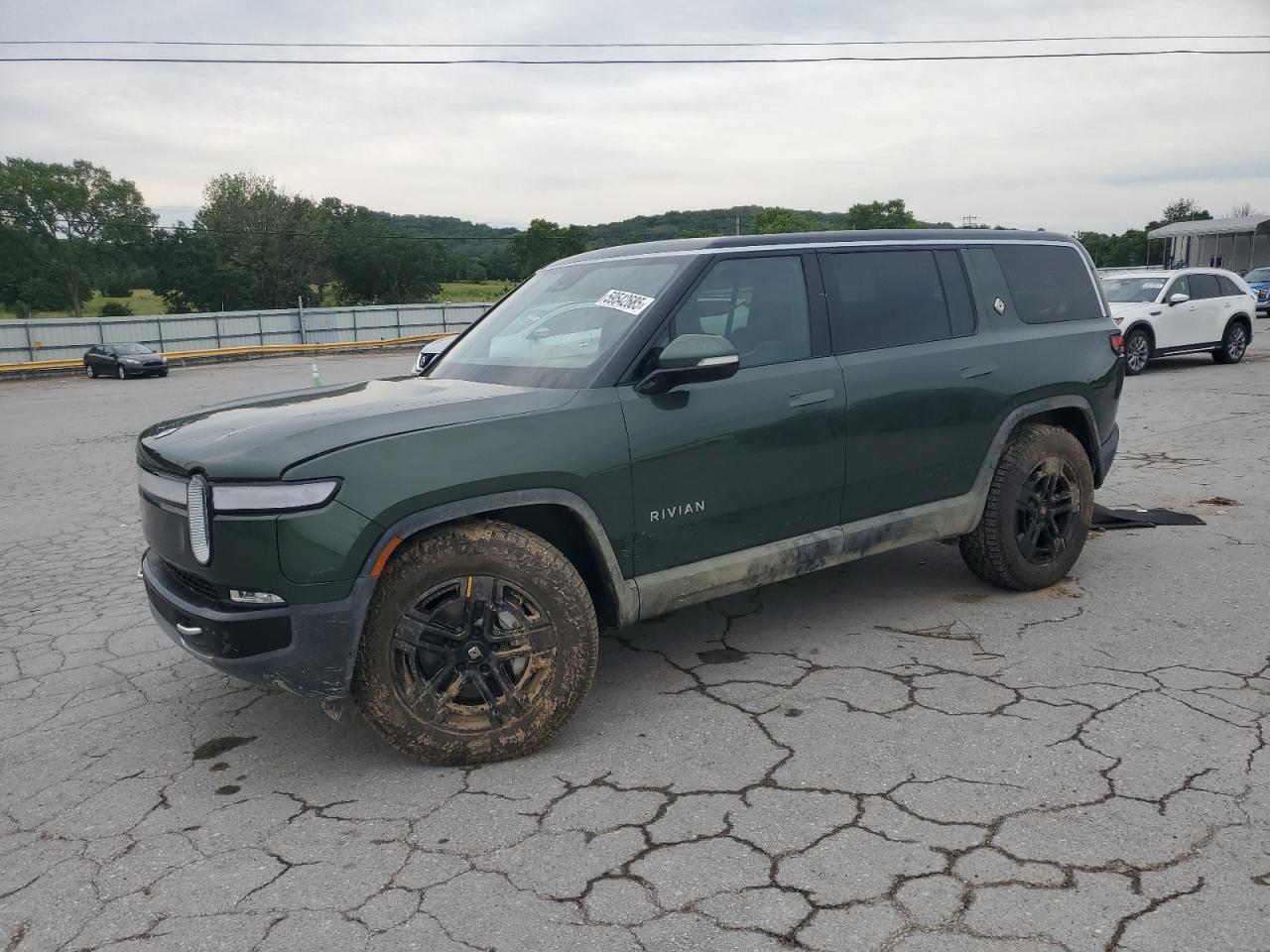 2024 Rivian R1S Adventure, VIN 7PDSGCBAXRN043412 — Water / flood