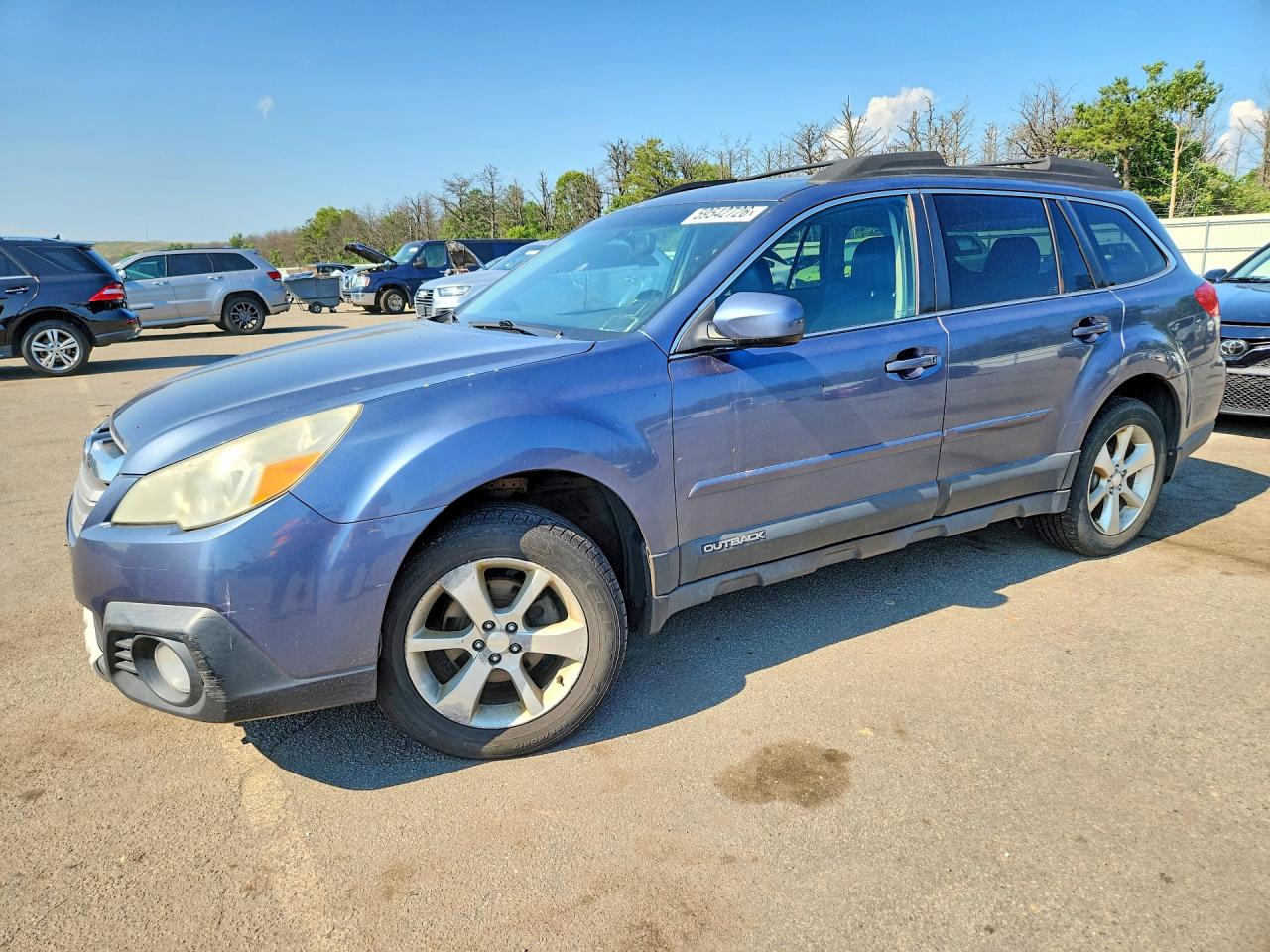 2013 Subaru Outback Limited, VIN 4S4BRBKCXD3200255 — Undercarriage