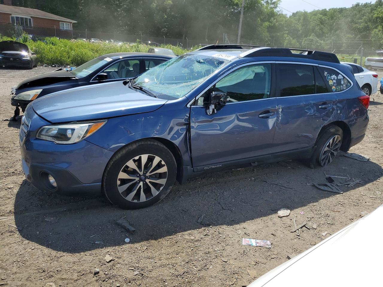 2016 Subaru Outback Limited, VIN 4S4BSANC3G3283266 — Side