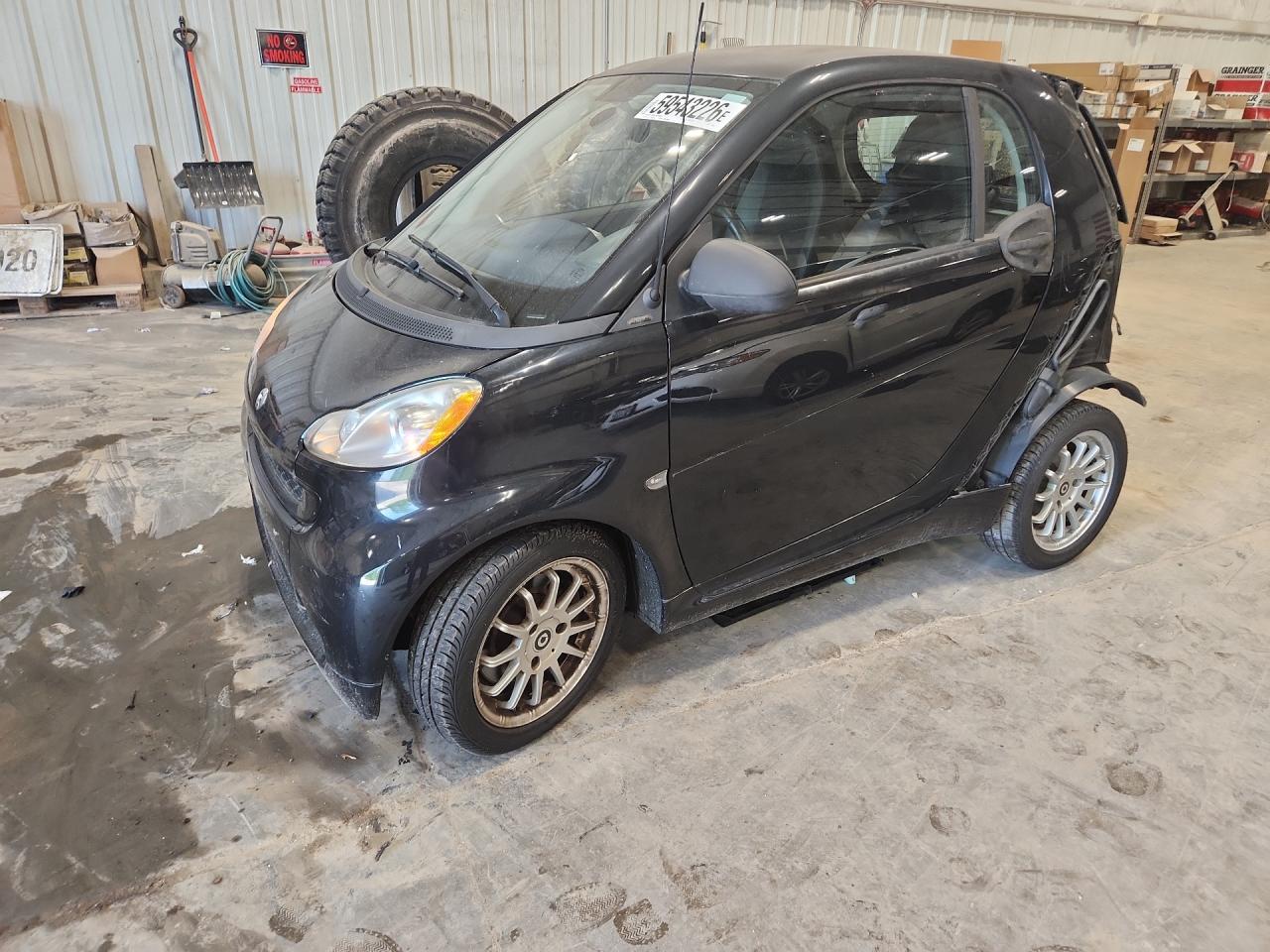 2012 Smart fortwo Pure, VIN WMEEJ3BA4CK564836 — Rear end