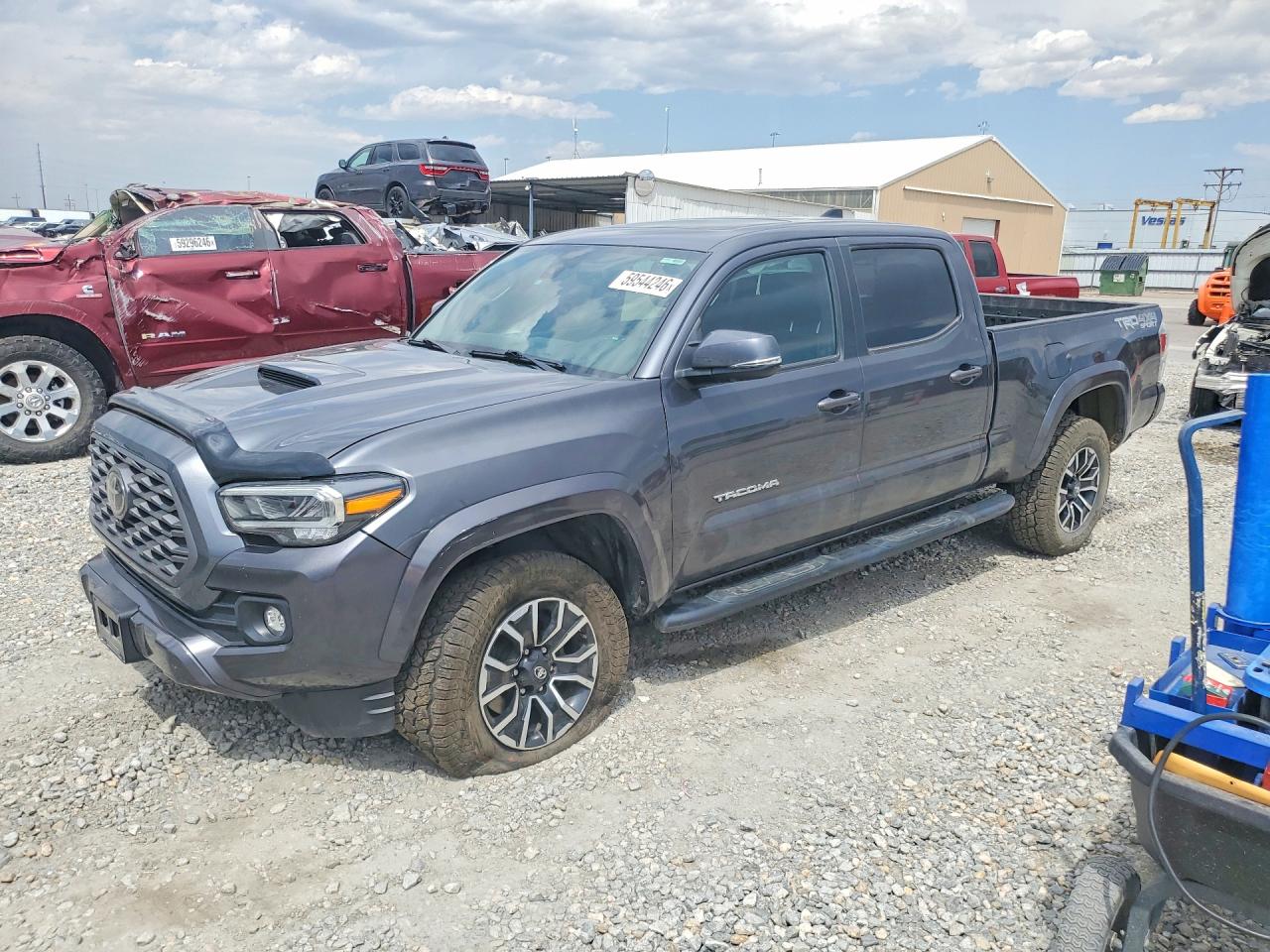 2021 Toyota Tacoma TRD Sport, VIN 3TMDZ5BN4MM112588 — Undercarriage