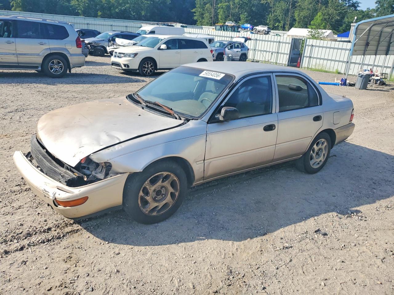 1996 Toyota Corolla, VIN 1NXBA02E5TZ430372 — Front end