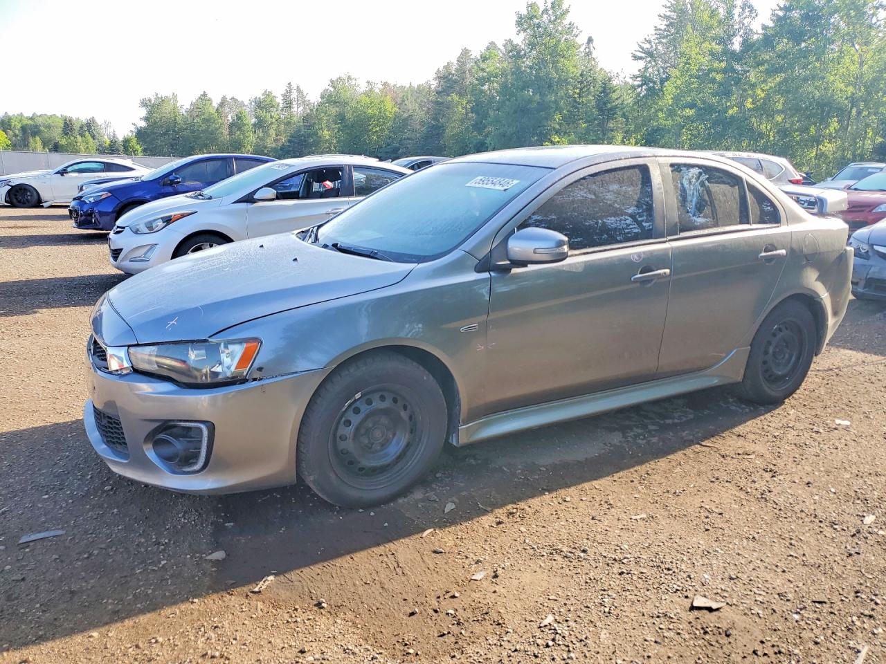 2017 Mitsubishi Lancer ES, VIN JA32U2FU1HU603075 — Rear end