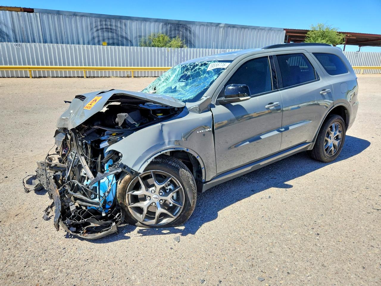 2026 Dodge Durango GT Plus HEMI V8, VIN 1C4SDJCT0TC256411 — Опрокидывание
