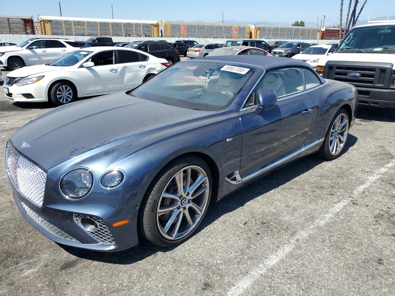 2020 Bentley Continental GT GT V8, VIN SCBDG4ZG6LC080222 — Vandalism