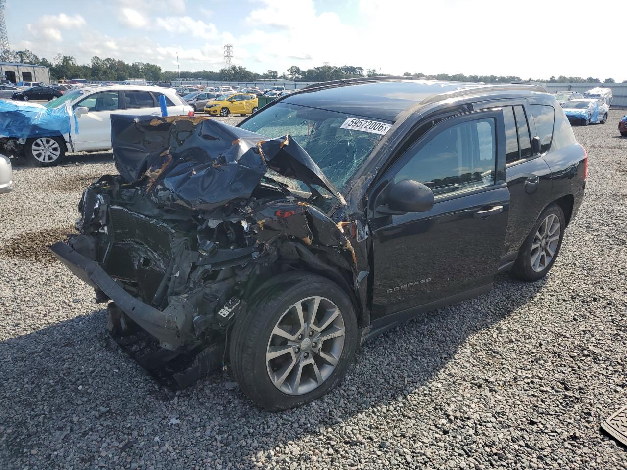 2016 Jeep Compass Sport SE, VIN 1C4NJDBB0GD702203 — Перед