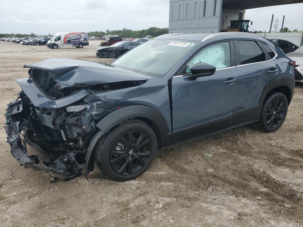 2023 Mazda CX-30 S Carbon Edition, VIN 3MVDMBCM3PM576154 — Front end
