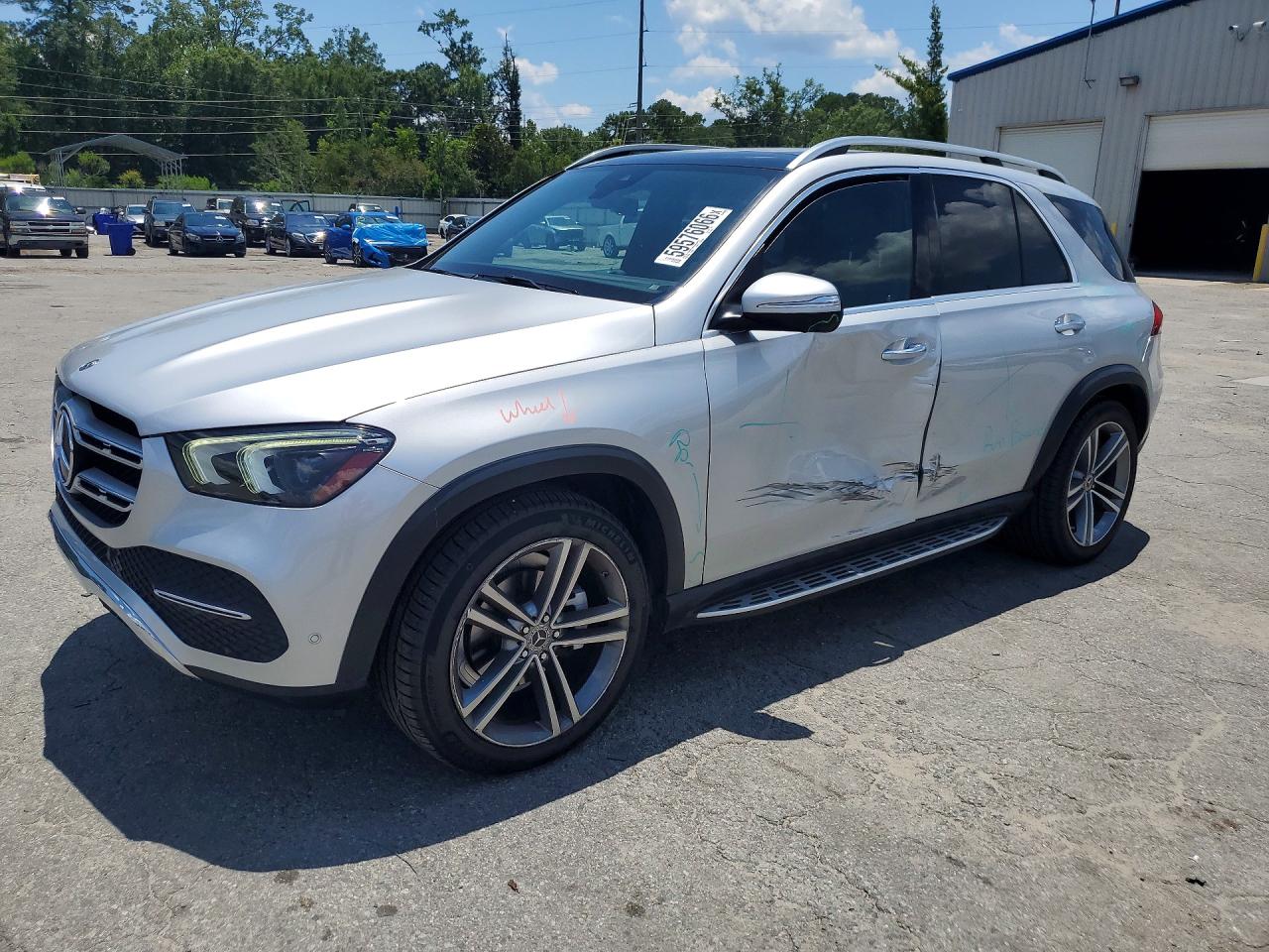 2020 Mercedes-Benz GLE 350, VIN 4JGFB4KB9LA076658 — Side