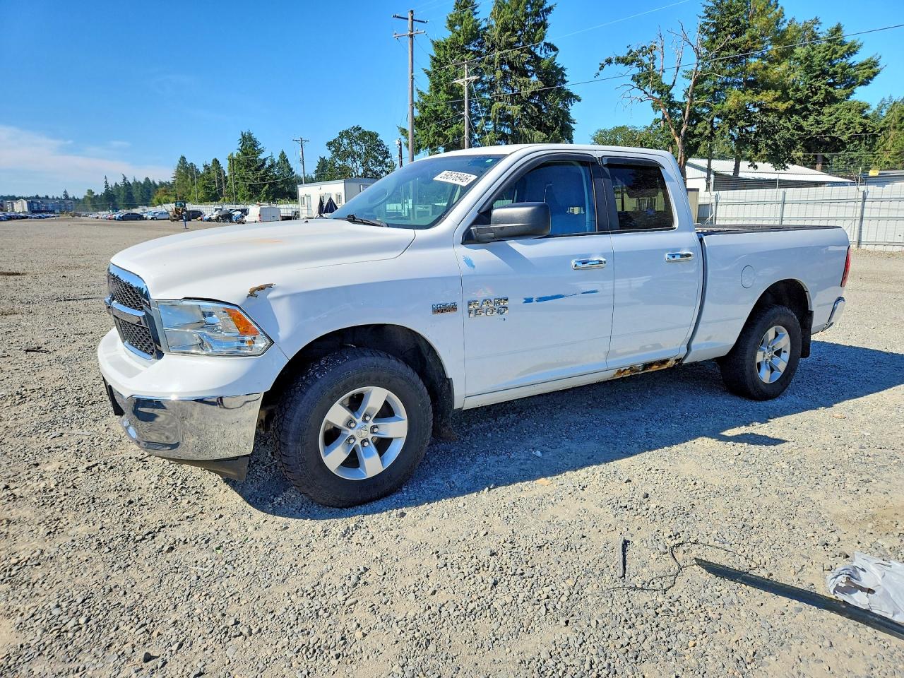 2015 Ram 1500 Big Horn, VIN 1C6RR7GT3FS605723 — Rear end