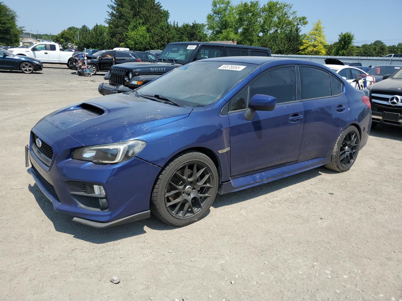 2016 Subaru WRX Premium, VIN JF1VA1E67G8822723 — Front end