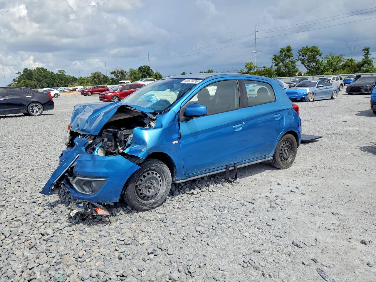 2020 Mitsubishi Mirage ES, VIN ML32A3HJXLH009432 — Front end
