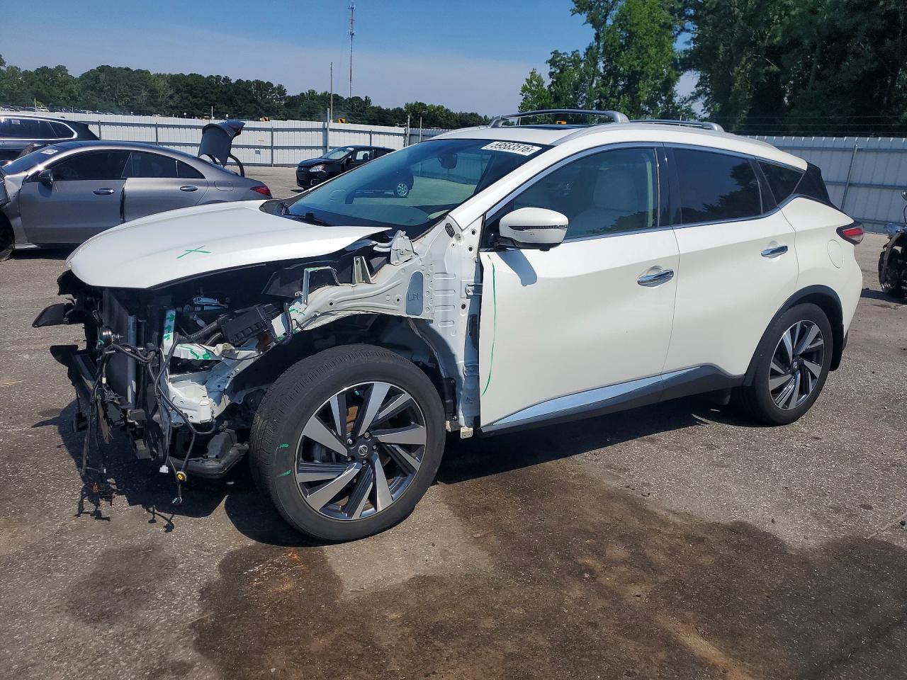 2018 Nissan Murano SV, VIN 5N1AZ2MH1JN199419 — Front end