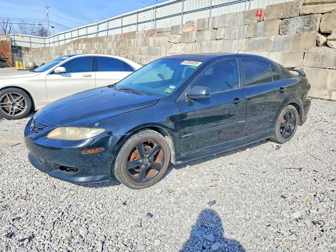 2005 Mazda 6 Sport S, VIN 1YVHP84D355M28529 — Prior damage history