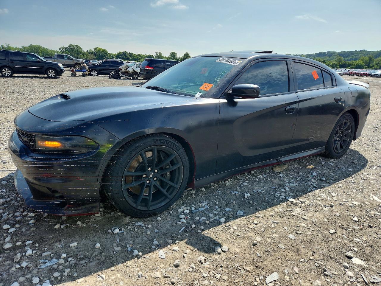 2017 Dodge Charger R/T Scat Pack, VIN 2C3CDXGJ3HH596046 — Мелкие вмятины и царапины