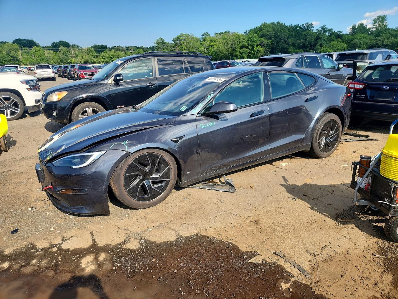 2026 Tesla Model S, VIN 5YJSA1E50TF553978 — Undercarriage
