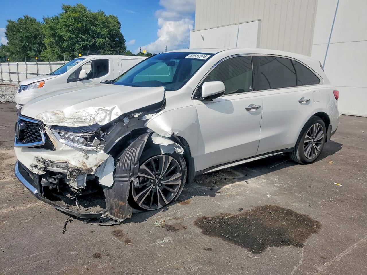 2020 Acura MDX Technology, VIN 5J8YD3H52LL012793 — Front end